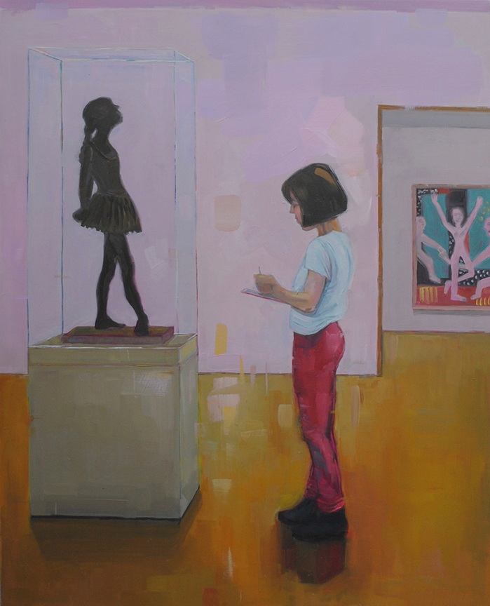 "Studying Degas" by Laura Raborn (c)