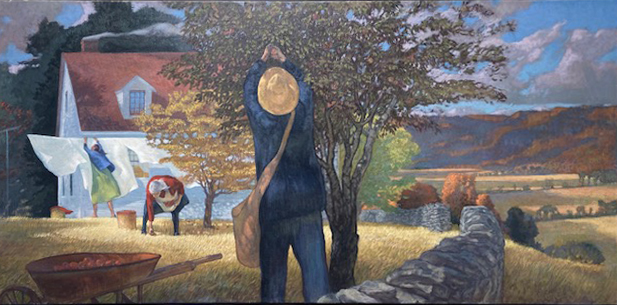 "Apple Fall" by Mark Blaney (c) - original oil painting