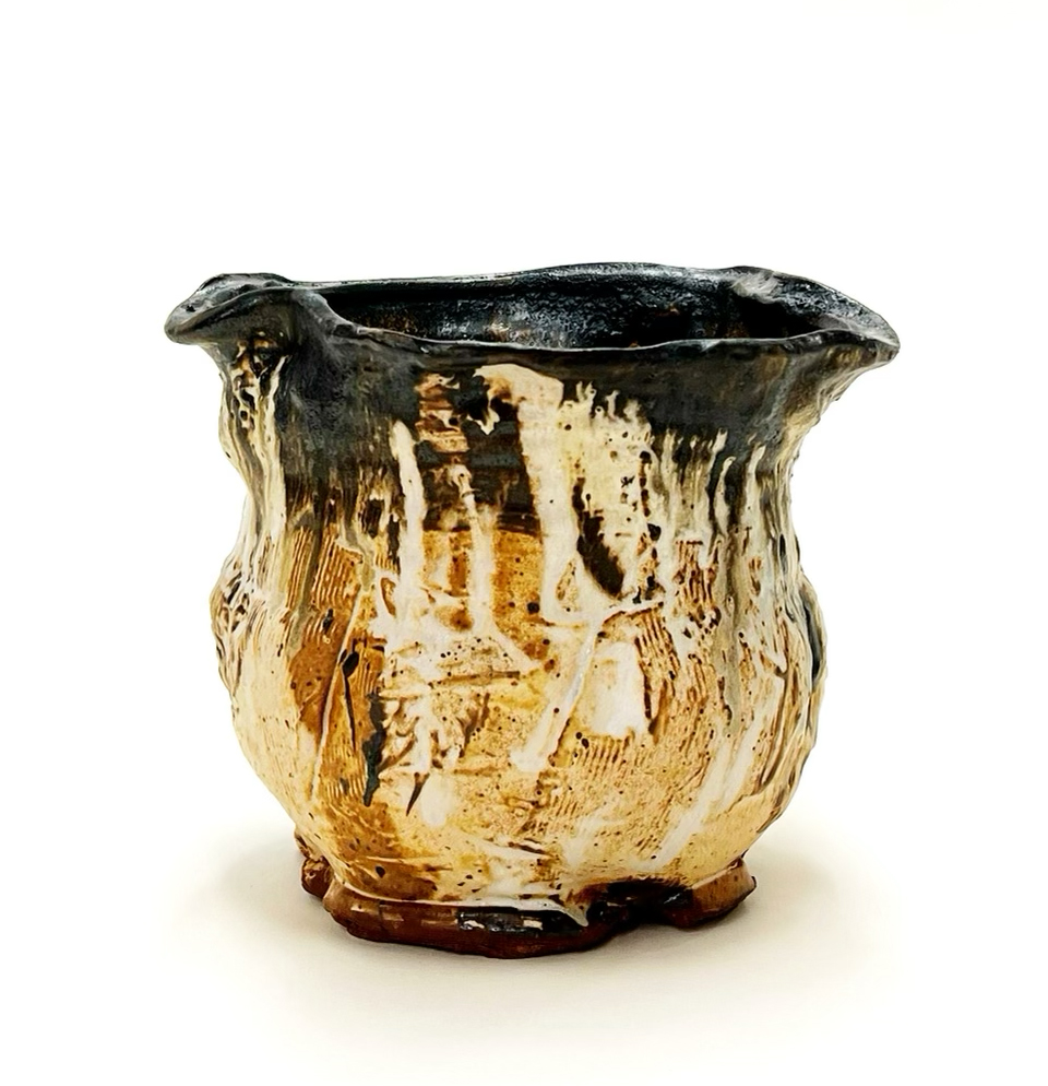 #MA22-11 "Ozark Landscape Vessel" by Michael Ashley (c) - ceramic