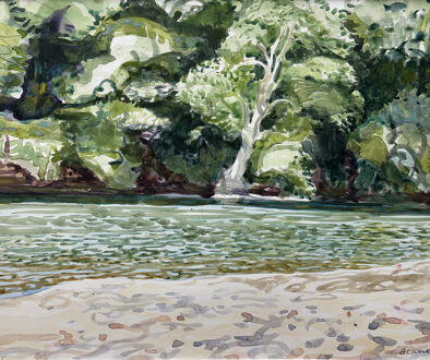 "Ozark Creek" by Mark Blaney (c) - watercolor on paper original painting