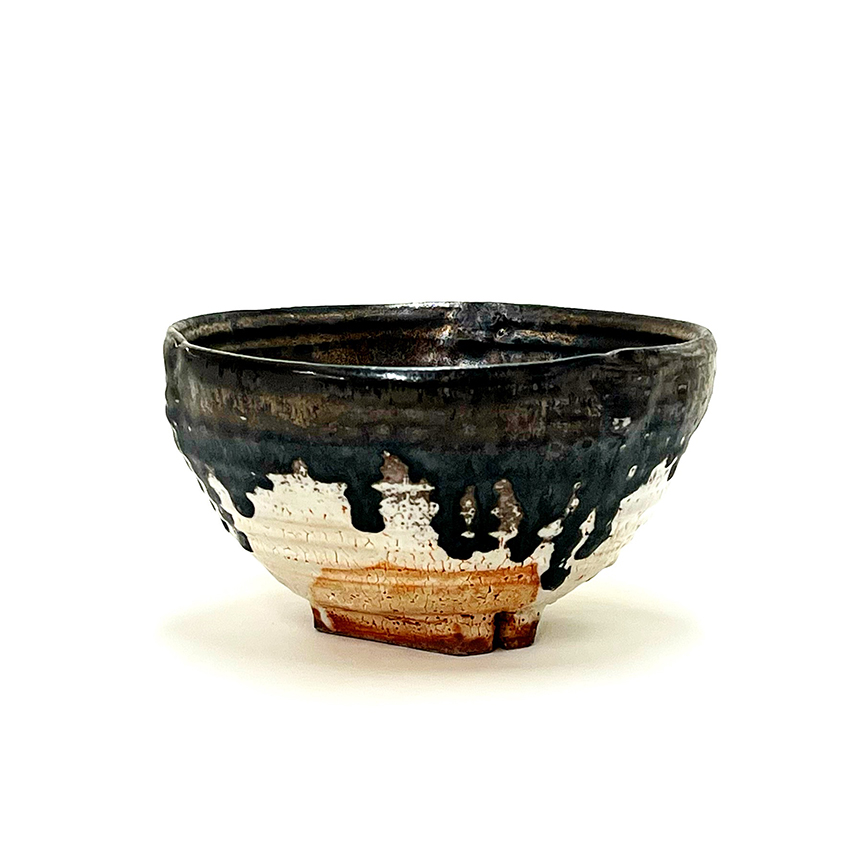 #MA23-24 "Bowl" by Michael Ashley (c) - 4.25"h x 7.125" dia. - ceramic