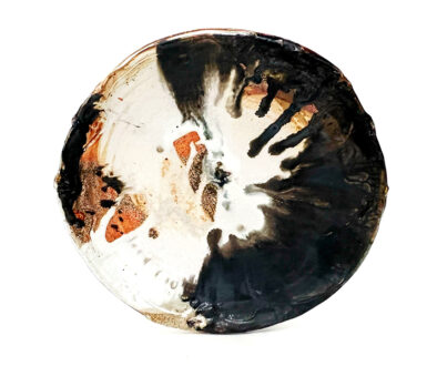#MA23-27 "Platter" by Michael Ashley (c) - 2.5"h x 14"dia - ceramic