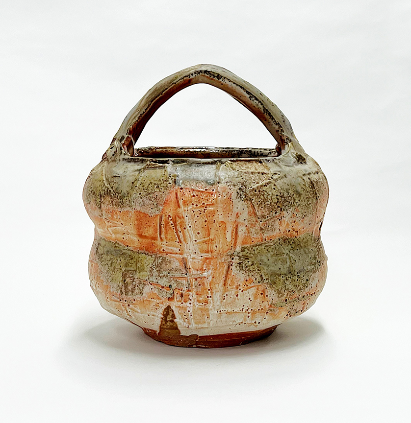 #MA23-31 "Vessel" by Michael Ashley (c) - 10"h x 9"w x 8.5"d - ceramic
