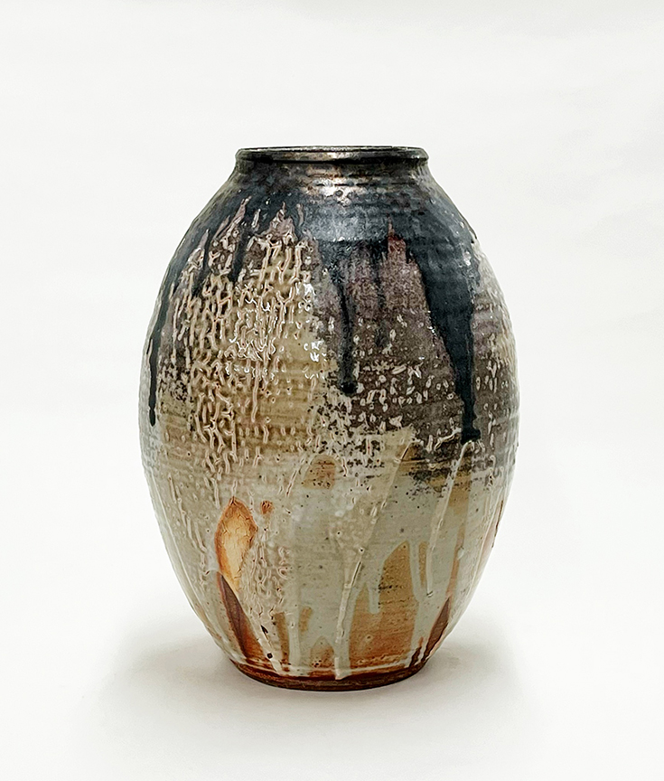 #MA23-35 "Vessel" by Michael Ashley (c) - 11.5"h x 8"w - ceramic