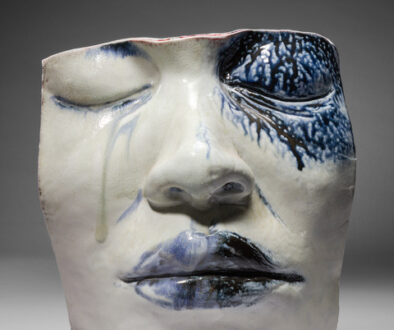 #331 "Mandy" by Michael Warrick (c) - 12"h x 12"w x 5"d - porcelain sculpture