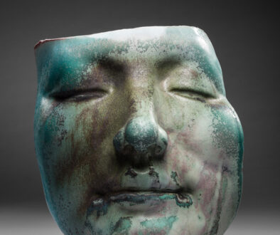 #355 "Annika" by Michael Warrick (c) - 12"h x 12"w x 5"d - porcelain sculpture