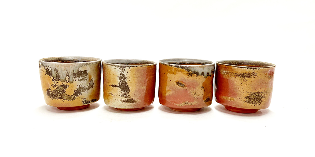 #MA23-10, #MA23-11, #MA23-12, #MA23-13 "Cups" by Michael Ashley - ceramic