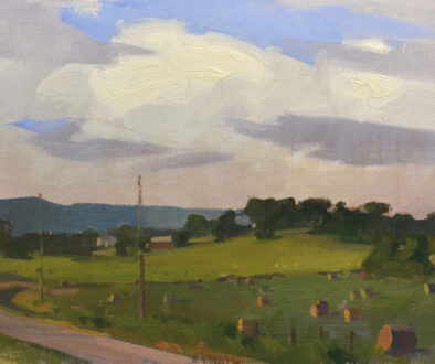 "Rural Bliss" by John Lasater (c) - 14"h x 18"w - oil on panel