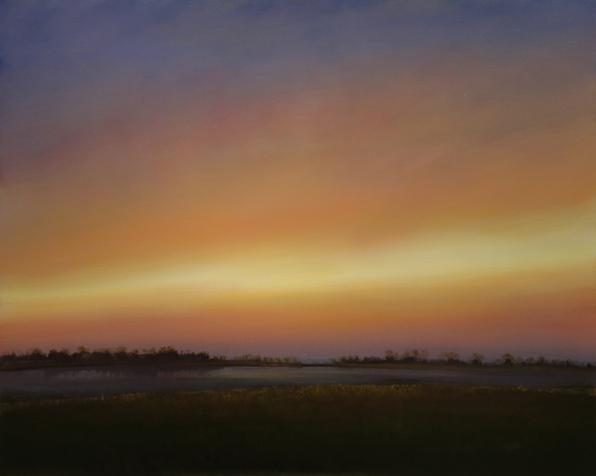 "Dusking Tide" by Matthew Hasty (c) - 48"h x 60"w - oil on canvas