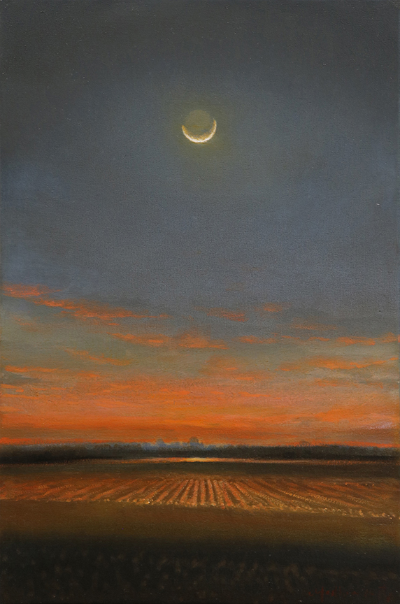 "Lune" by Matthew Hasty (c) - 24"h x 16"w - oil on canvas