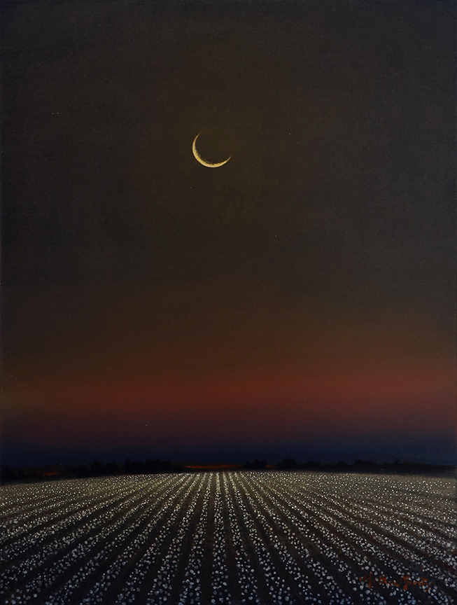 "Waning Crescent" by Matthew Hasty (c) - 40"h x 30"w - oil on canvas