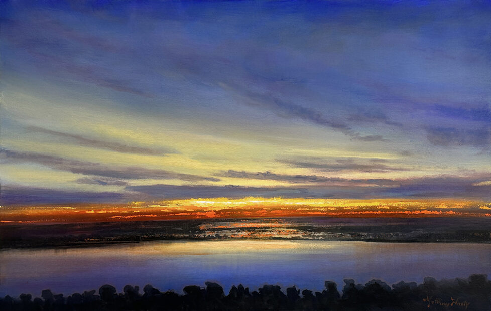 "Golden Isles" by Matthew Hasty (c) - 36"h x 60"w - oil on canvas