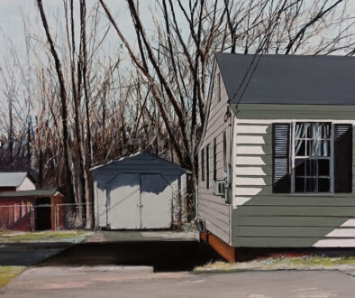 #847 "The Old Neighborhood" by Dennis McCann (c) - 30"h x 42"w - pastel on paper