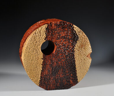 #1389 "Patterns of Grain" by Robyn Horn (c) - 11.625"did x 6"d - Cocobolo