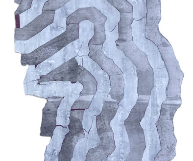 "STR 159" by Donnie Copeland (c) - 30.5"h x 22"w - acrylic, charcoal, and graphite on paper