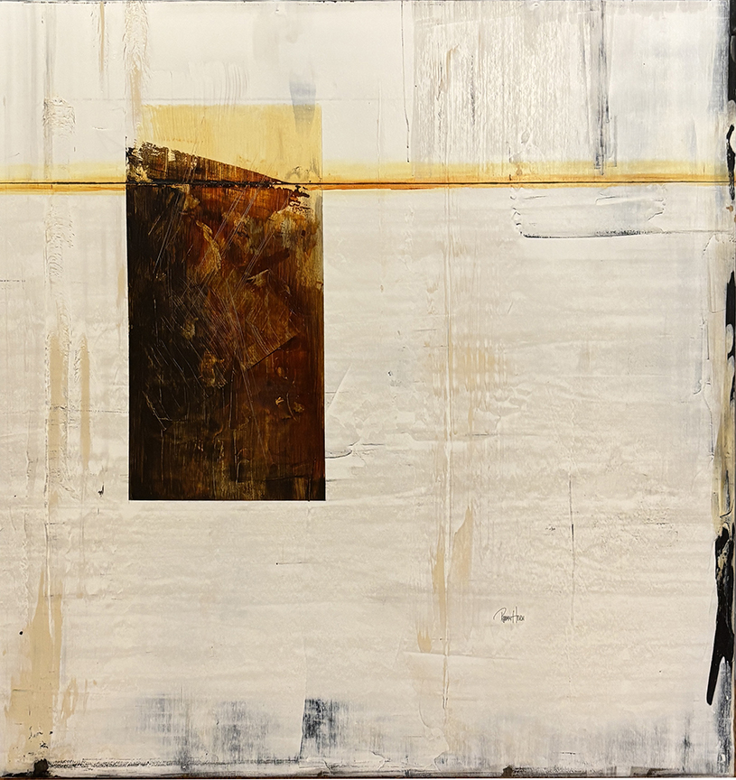 #999 "Relevant Surface I" by Robyn Horn (c) - 30"h x 28"w - acrylics on wood panel