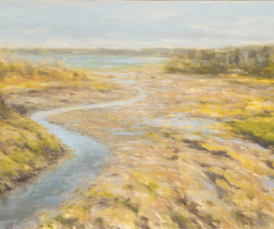 "Low Tide" by Dolores Justus Reuther (c) - 24"h x 36"w - oil on canvas