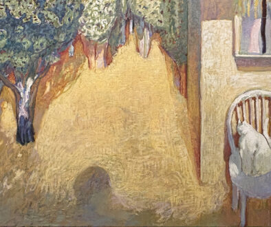 "Self Portrait as a Passing Shadow" by Mark Blaney (c) - 24"h x 36"w - oil on canvas