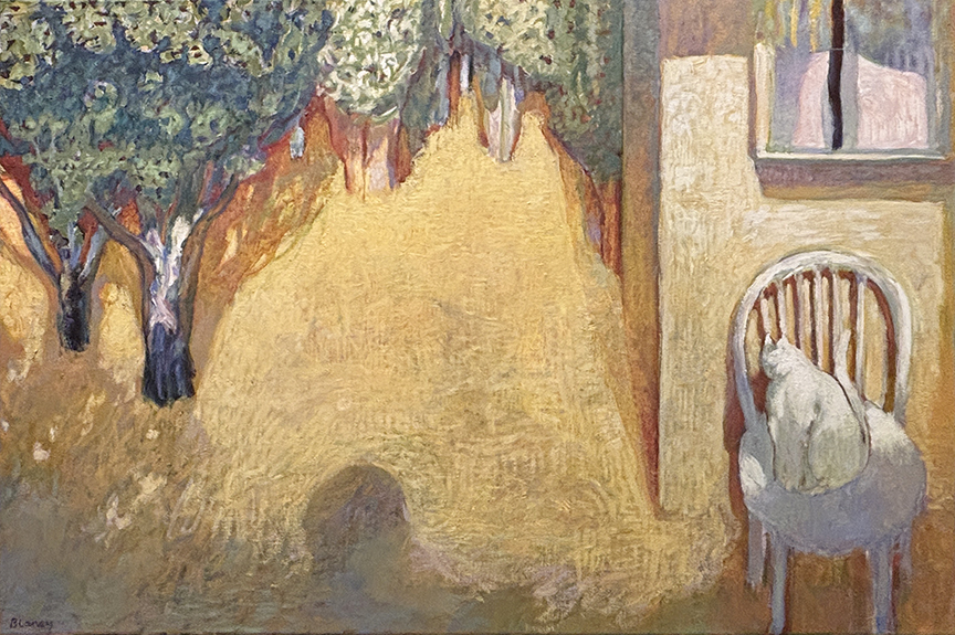 "Self Portrait as a Passing Shadow" by Mark Blaney (c) - 24"h x 36"w - oil on canvas