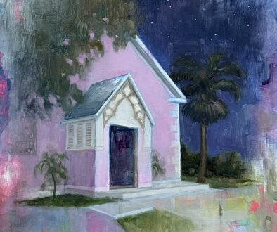 "A Peaceful Dusk" by Laura Raborn (c) - 20"h x 16"w - oil on wood panel