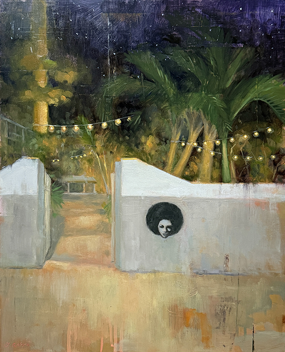 "Illuminated" by Laura Raborn (c) - 20"h x 16"w - oil on wood panel