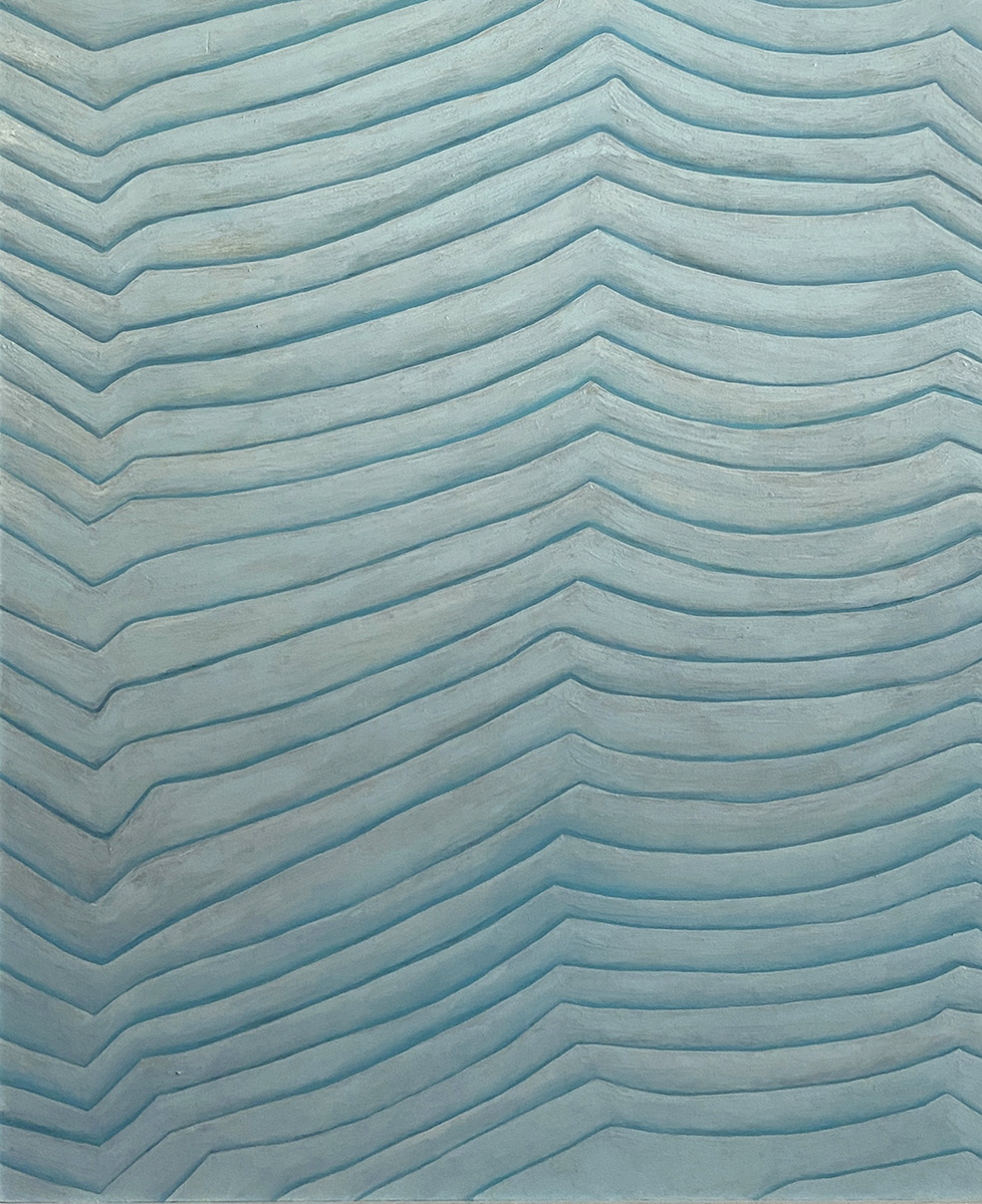 "Q01 - Blue" by Steven Wise (c) - 24"h x 20"w - oil on panel