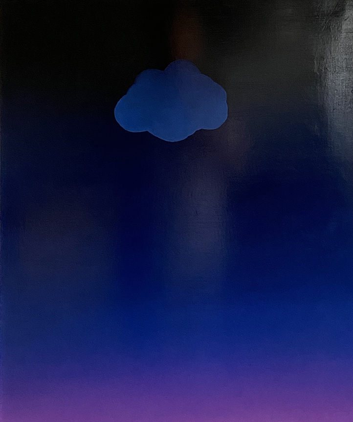 "Q04 - Mystic Blue" by Steven Wise (c) - 24"h x 20"w - oil on panel