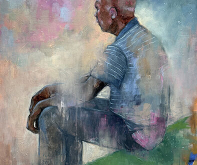 "Still" by Laura Raborn (c) - 24"h x18"w - oil on wood panel