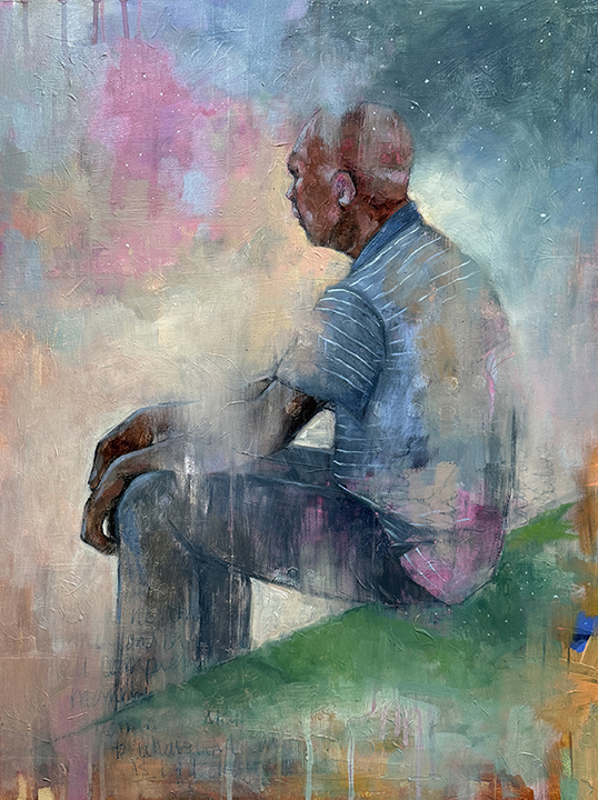 "Still" by Laura Raborn (c) - 24"h x18"w - oil on wood panel