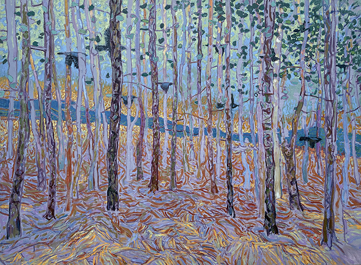"A Passage" by Mark Blaney (c) - 30"h x 40"w - oil on canvas