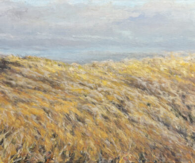 "Windswept Field" by Dolores Justus Reuther (c) - 24"h x 36"w - oil on canvas